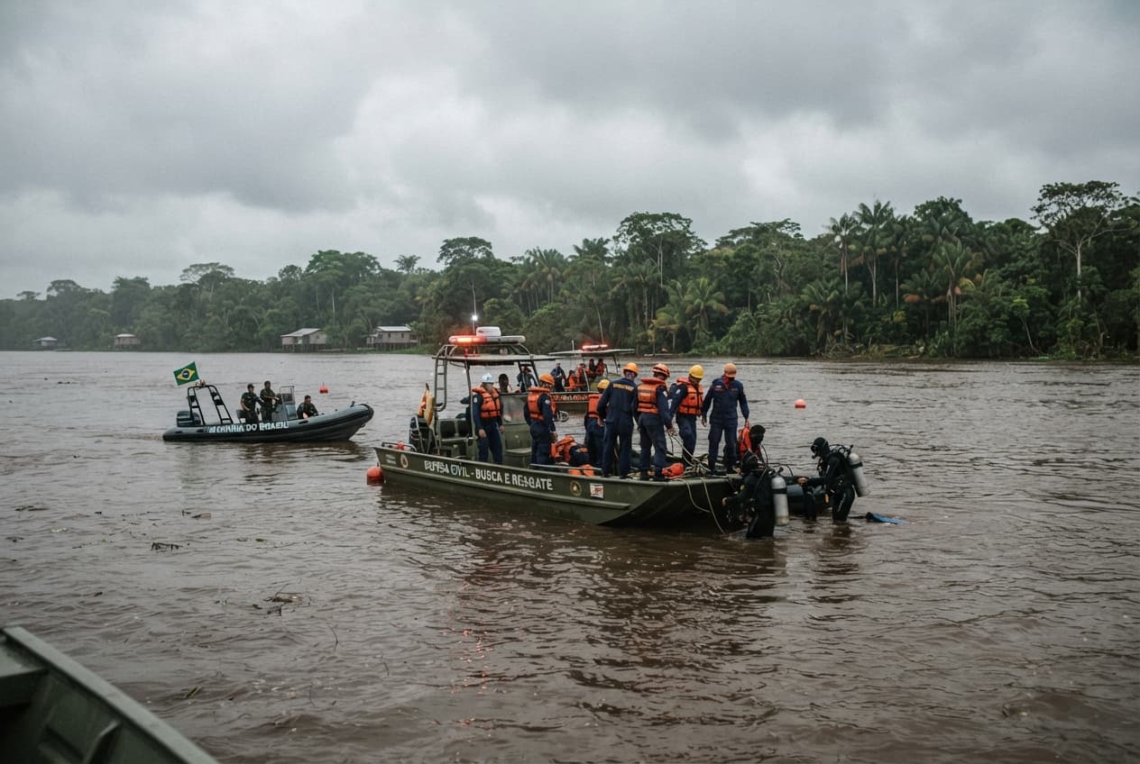 River Tragedy, Amazon: Passenger Boat Capsize Leaves Four Drowned and Several Missing Near Manaus River Tragedy, Amazon: Passenger Boat Capsize Leaves Four Drowned and Several Missing Near Manaus