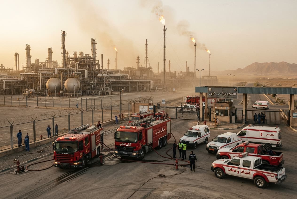 Khuzestan Gas Explosion: Processing Plant Pipeline Rupture Leaves Two Engineers Dead Khuzestan Gas Explosion: Processing Plant Pipeline Rupture Leaves Two Engineers Dead