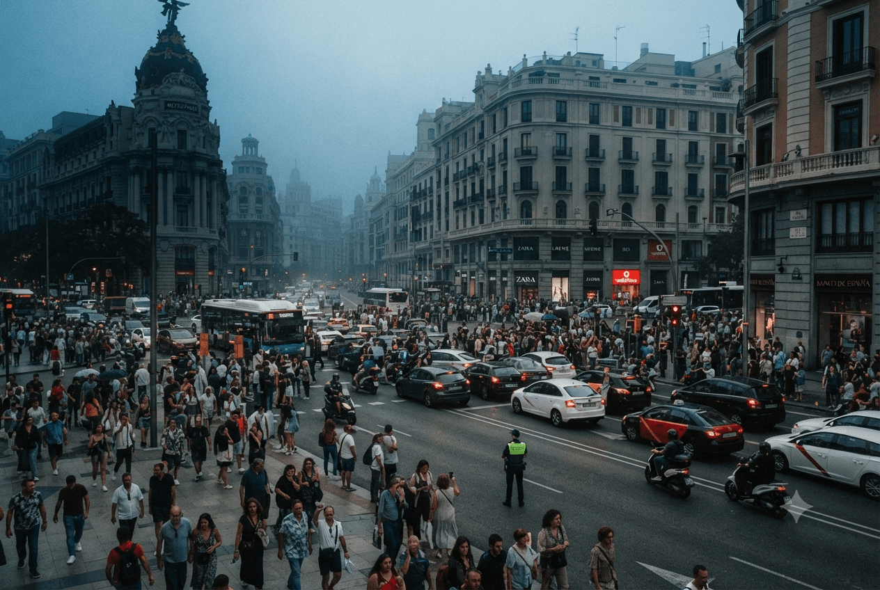 Grid Collapse Alert: Madrid Experiences Total Power Failure as Heatwave Strains Failing Infrastructure Grid Collapse Alert: Madrid Experiences Total Power Failure as Heatwave Strains Failing Infrastructure