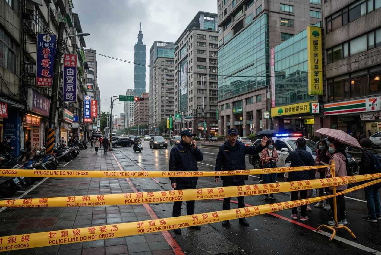 High Winds Tragedy: Detached Rooftop Panel Strikes And Kills Pedestrian In Downtown Taipei High Winds Tragedy: Detached Rooftop Panel Strikes And Kills Pedestrian In Downtown Taipei