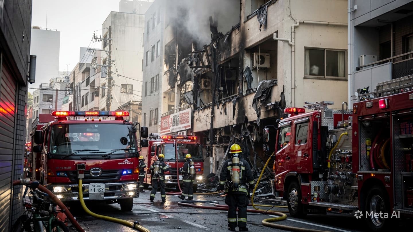 Shinjuku Fire Tragedy: Two Residents Found Dead Following Apartment Blaze in Central Tokyo District Shinjuku Fire Tragedy: Two Residents Found Dead Following Apartment Blaze in Central Tokyo District