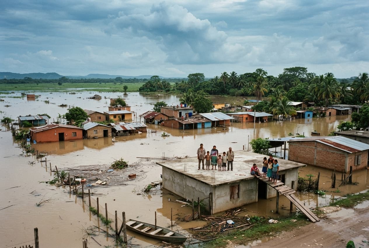 Flash Flooding Crisis Traps Residents: Tabasco Emergency Services Deploy Rescue Boats in Rising Waters Flash Flooding Crisis Traps Residents: Tabasco Emergency Services Deploy Rescue Boats in Rising Waters
