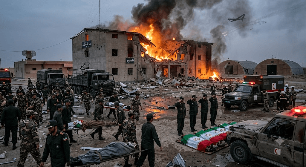 Fatal Escalation: Seven Iranian Soldiers Killed in US Airstrikes on Bampur Fatal Escalation: Seven Iranian Soldiers Killed in US Airstrikes on Bampur