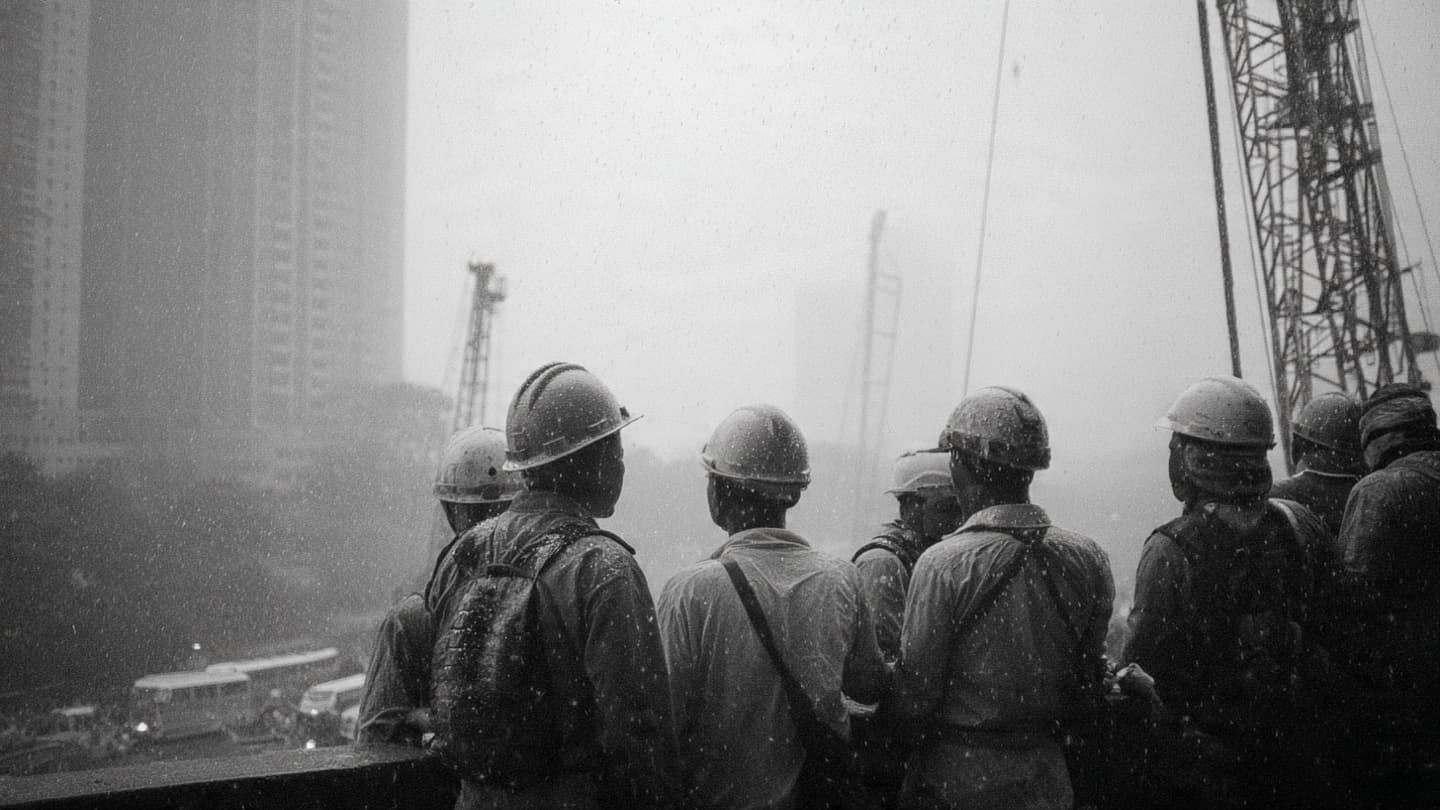 In the Midst of Growing Buildings, Silence Comes from the Project Area In the Midst of Growing Buildings, Silence Comes from the Project Area