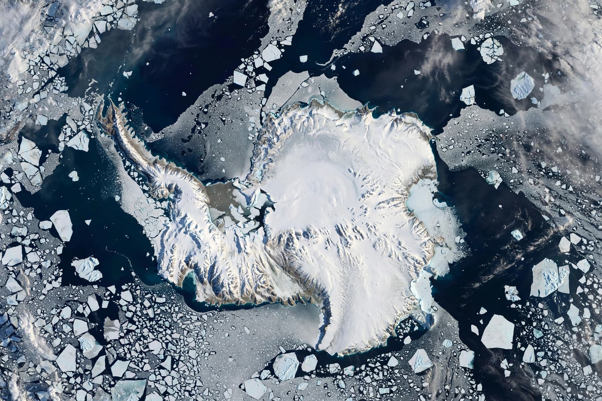 Antarctica's White Shield Is Shrinking, Year After Year Antarctica's White Shield Is Shrinking, Year After Year
