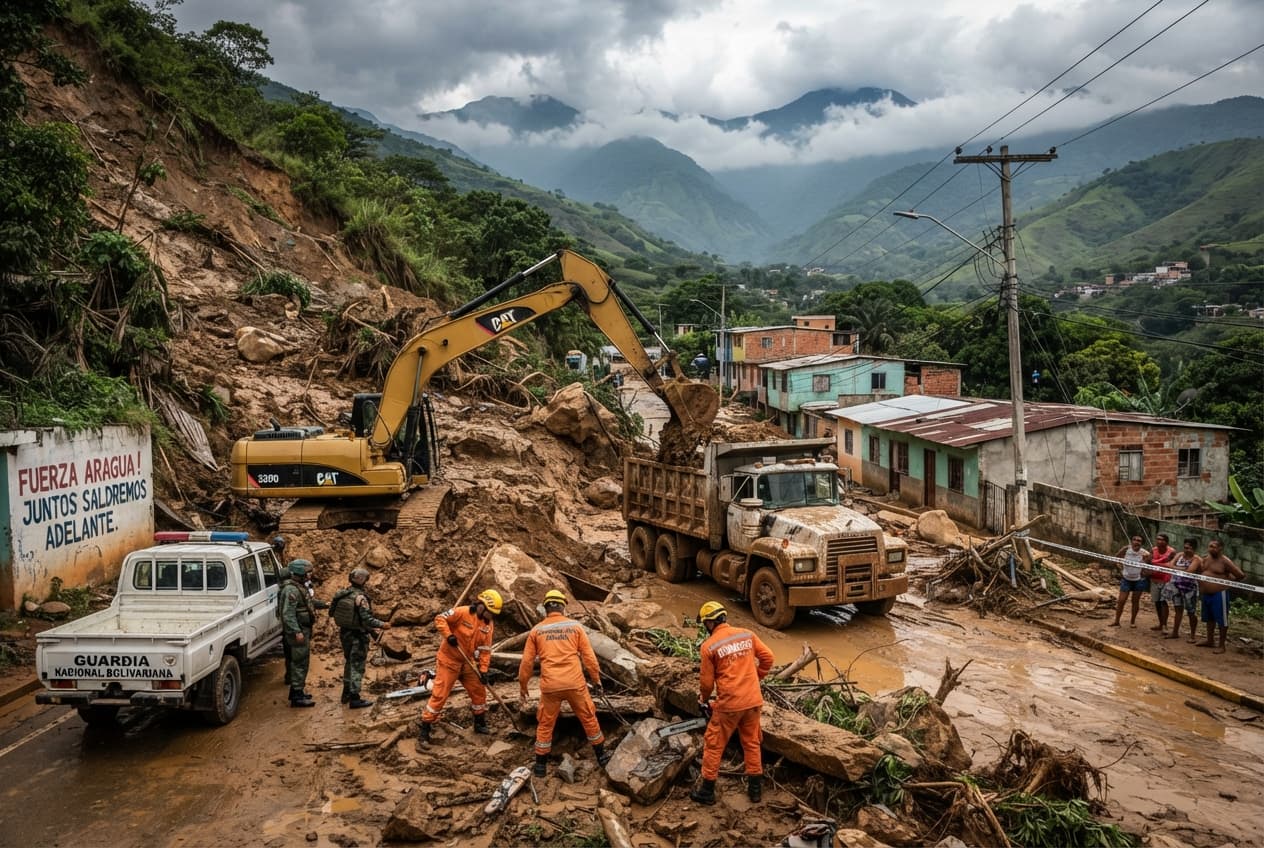 Aragua State Floods: Heavy Rains Cause Destructive Mudslides and Leave Three People Dead Aragua State Floods: Heavy Rains Cause Destructive Mudslides and Leave Three People Dead