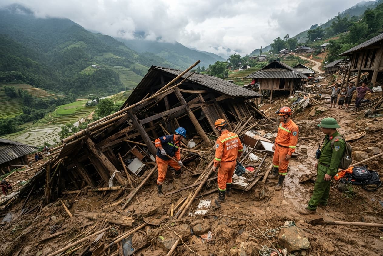 Deadly Mudflows Strike Vietnam: Five Dead After Severe Flash Floods In Ha Giang Deadly Mudflows Strike Vietnam: Five Dead After Severe Flash Floods In Ha Giang