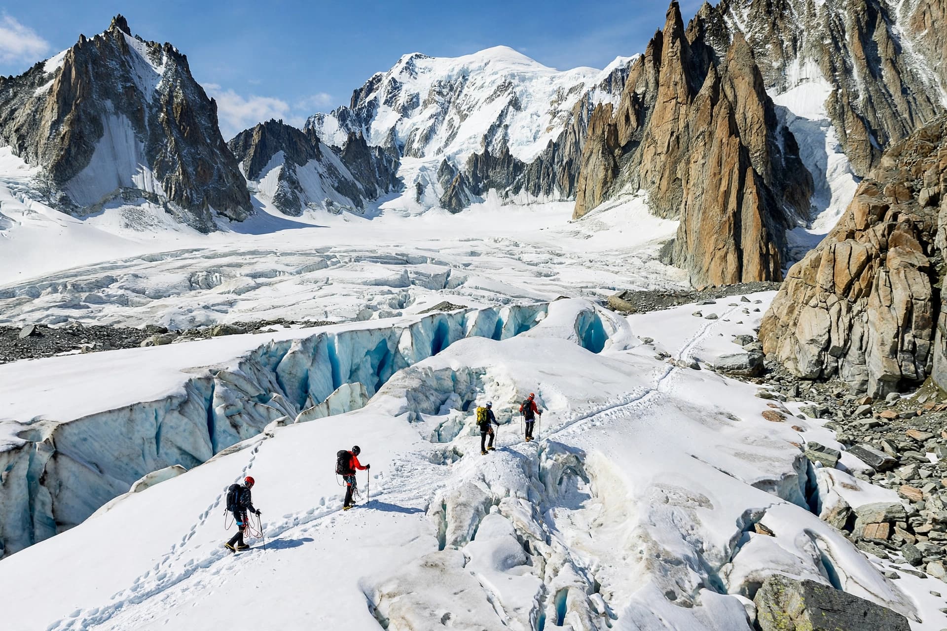 As Alpine Ice Recedes, Chamonix Watches Mont Blanc Enter a New Season of Mountain Risk As Alpine Ice Recedes, Chamonix Watches Mont Blanc Enter a New Season of Mountain Risk