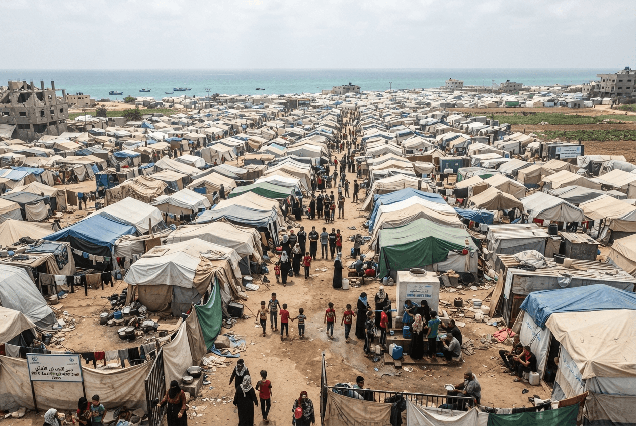 Displacement Camp Attack: Direct Fire Hits Deir al-Balah Tent Enclave Leaving Two Civilians Dead Displacement Camp Attack: Direct Fire Hits Deir al-Balah Tent Enclave Leaving Two Civilians Dead