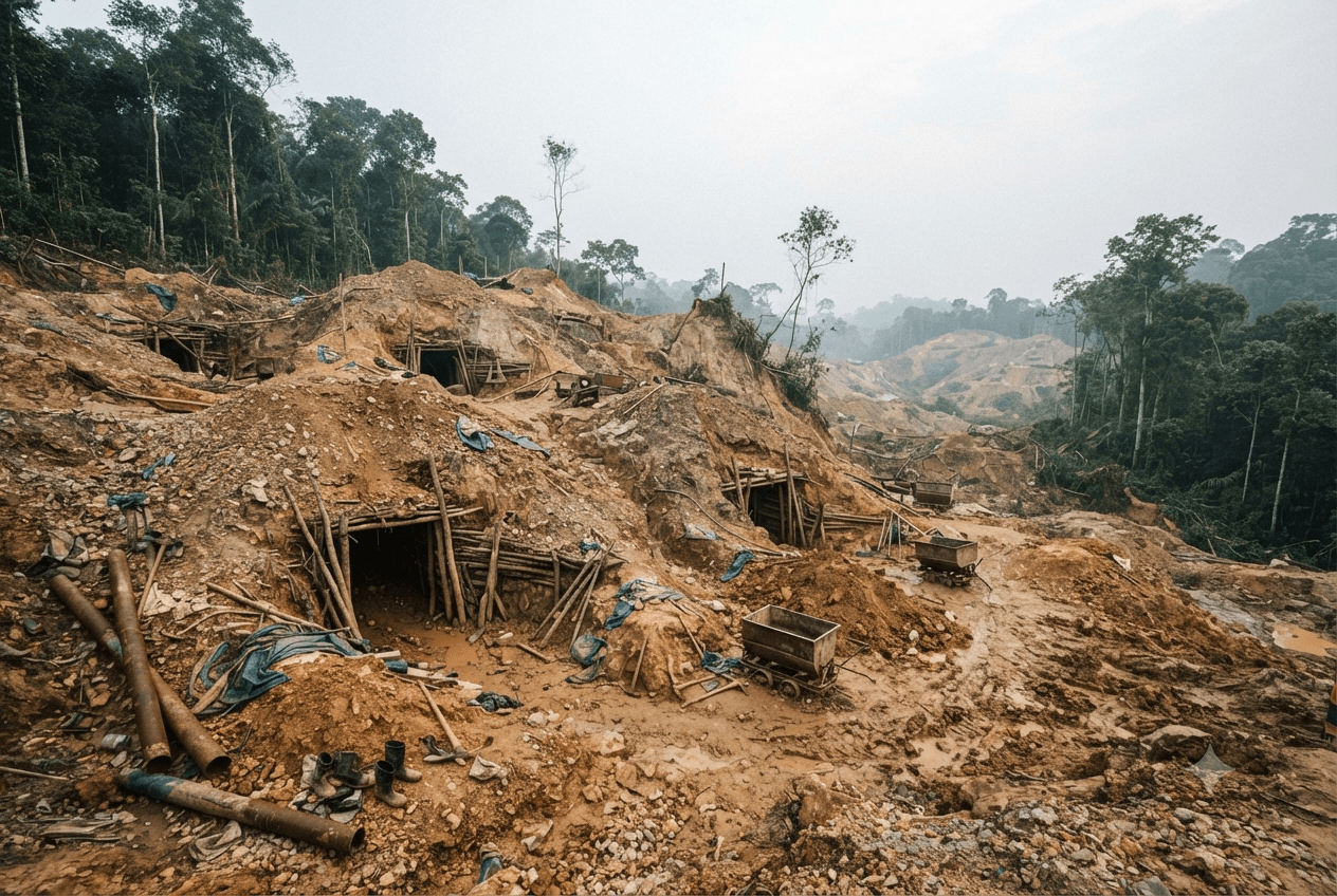 West Kalimantan Mining Disaster: Seven Workers Killed in Illegal Mining Site Collapse This Morning West Kalimantan Mining Disaster: Seven Workers Killed in Illegal Mining Site Collapse This Morning