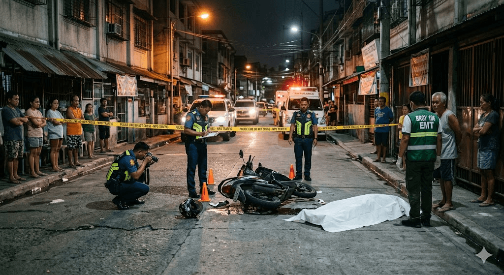 Tondo Tragedy: Motorcycle Rider Killed in R. Papa Street Crash Tondo Tragedy: Motorcycle Rider Killed in R. Papa Street Crash