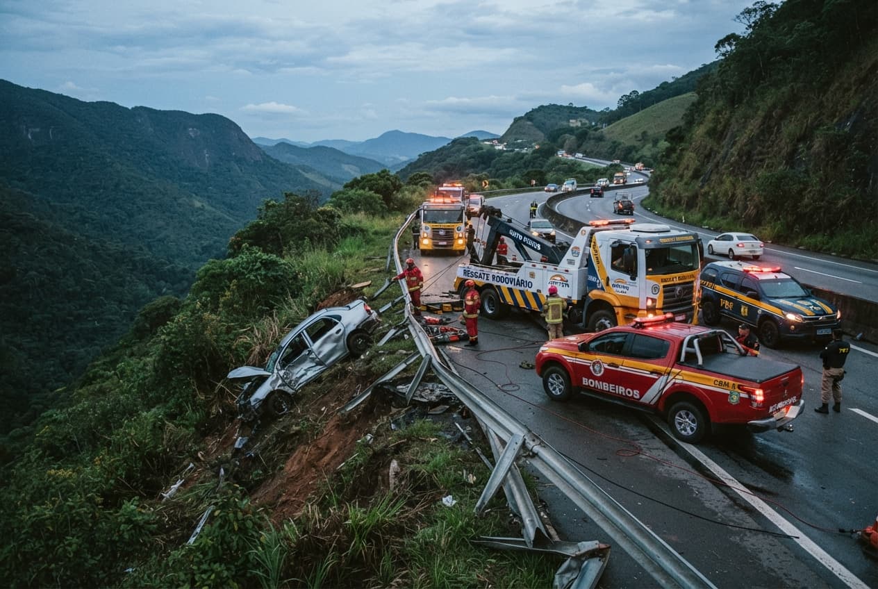 Transport Disaster Strikes: Six Killed As Passenger Bus Plunges Into Ravine In Cruzeiro Transport Disaster Strikes: Six Killed As Passenger Bus Plunges Into Ravine In Cruzeiro