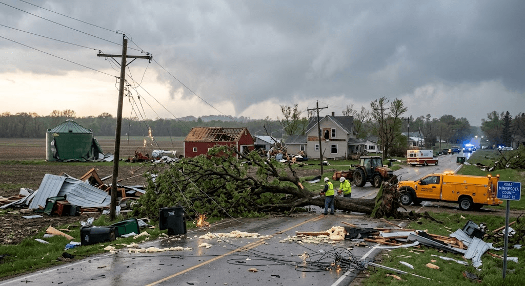Midwest Alert: Touchdown of Minnesota Tornado Headlines Wave of Severe Storms across Region Midwest Alert: Touchdown of Minnesota Tornado Headlines Wave of Severe Storms across Region