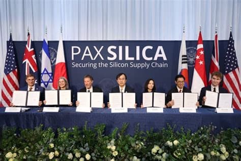 India Formally Joins US-Led Pact Pax Silica on Supply Chain Security India Formally Joins US-Led Pact Pax Silica on Supply Chain Security