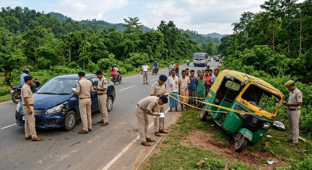 Fatal Collision in Assam: Student Killed, 2 Injured in Auto-Rickshaw Crash Fatal Collision in Assam: Student Killed, 2 Injured in Auto-Rickshaw Crash