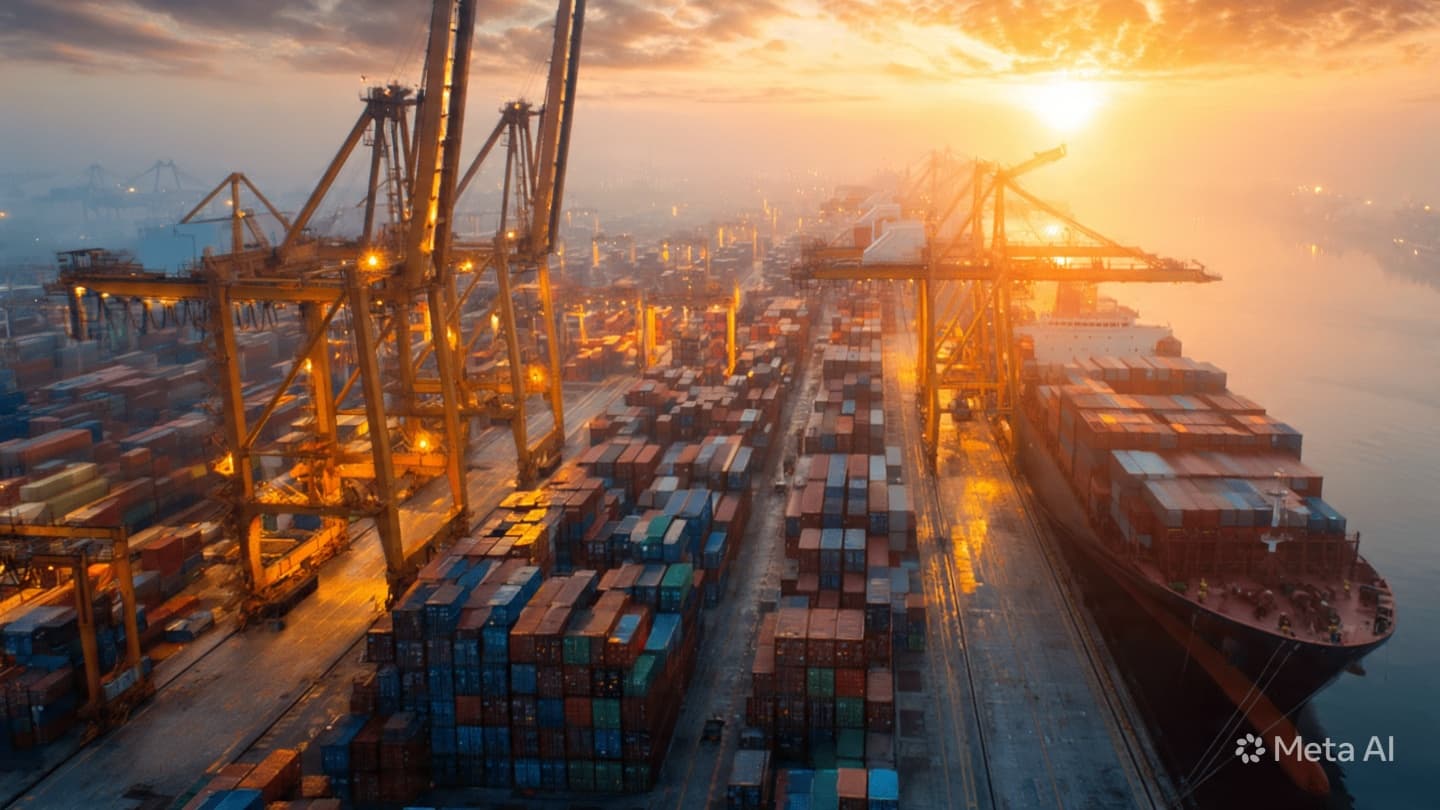Beneath the Towering Cranes of the Aegean Shore, the Unseen Freight Reveals Its Weight Beneath the Towering Cranes of the Aegean Shore, the Unseen Freight Reveals Its Weight