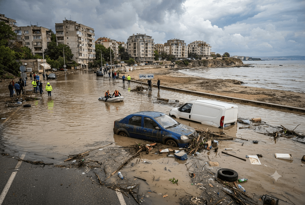 Bulgaria Flood Crisis: Three Fatalities Reported In Varna After Heavy Rains Overwhelm Infrastructure Bulgaria Flood Crisis: Three Fatalities Reported In Varna After Heavy Rains Overwhelm Infrastructure