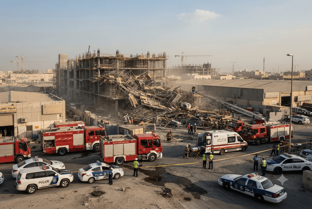 Industrial Zone Scaffold Collapse Kills Two: Safety Violations Suspected After Major Construction Site Accident Today Industrial Zone Scaffold Collapse Kills Two: Safety Violations Suspected After Major Construction Site Accident Today