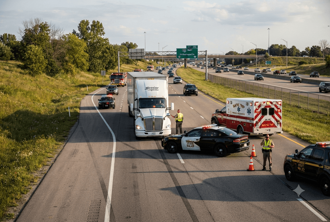Interstate 74 Tragedy: Shelby County Crash Between Motorcycle And Semi-Truck Leaves One Dead Interstate 74 Tragedy: Shelby County Crash Between Motorcycle And Semi-Truck Leaves One Dead