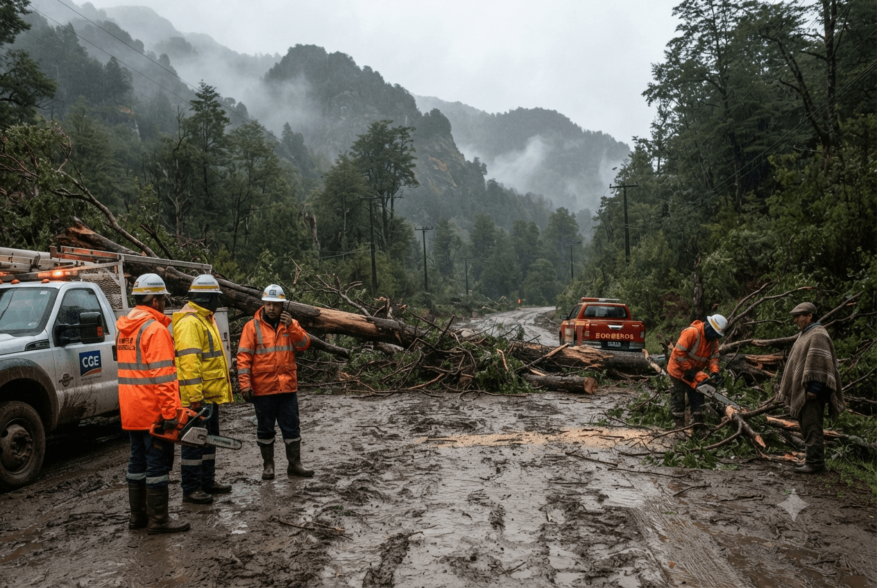 Negrete Tragedy: Sanitation Worker Struck By Falling Tree While Clearing Debris During Heavy Storm Negrete Tragedy: Sanitation Worker Struck By Falling Tree While Clearing Debris During Heavy Storm