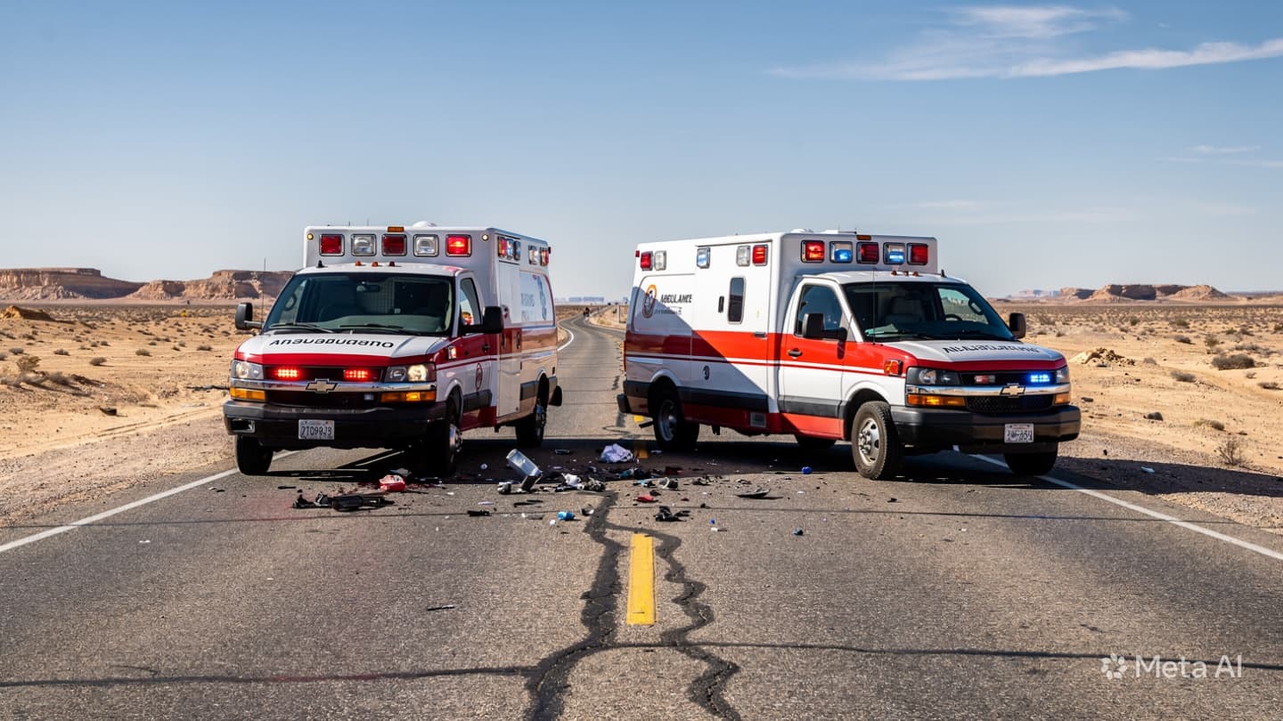 Jordan Traffic Tragedy: Two Dead, Four Severely Injured in Head-on Collision Near Amman Jordan Traffic Tragedy: Two Dead, Four Severely Injured in Head-on Collision Near Amman