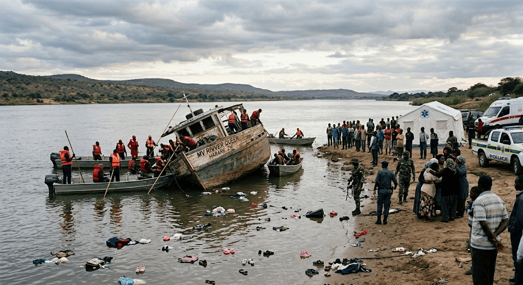 Tragic Zimbabwe Ferry Disaster Leaves at Least 72 Dead, Including 18 Children Tragic Zimbabwe Ferry Disaster Leaves at Least 72 Dead, Including 18 Children