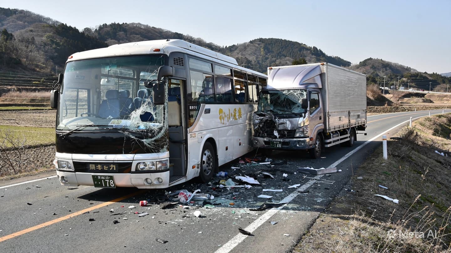 Fatal Crash In Hokkaido: Bus And Truck Collision Leaves Two People Dead This Morning Fatal Crash In Hokkaido: Bus And Truck Collision Leaves Two People Dead This Morning