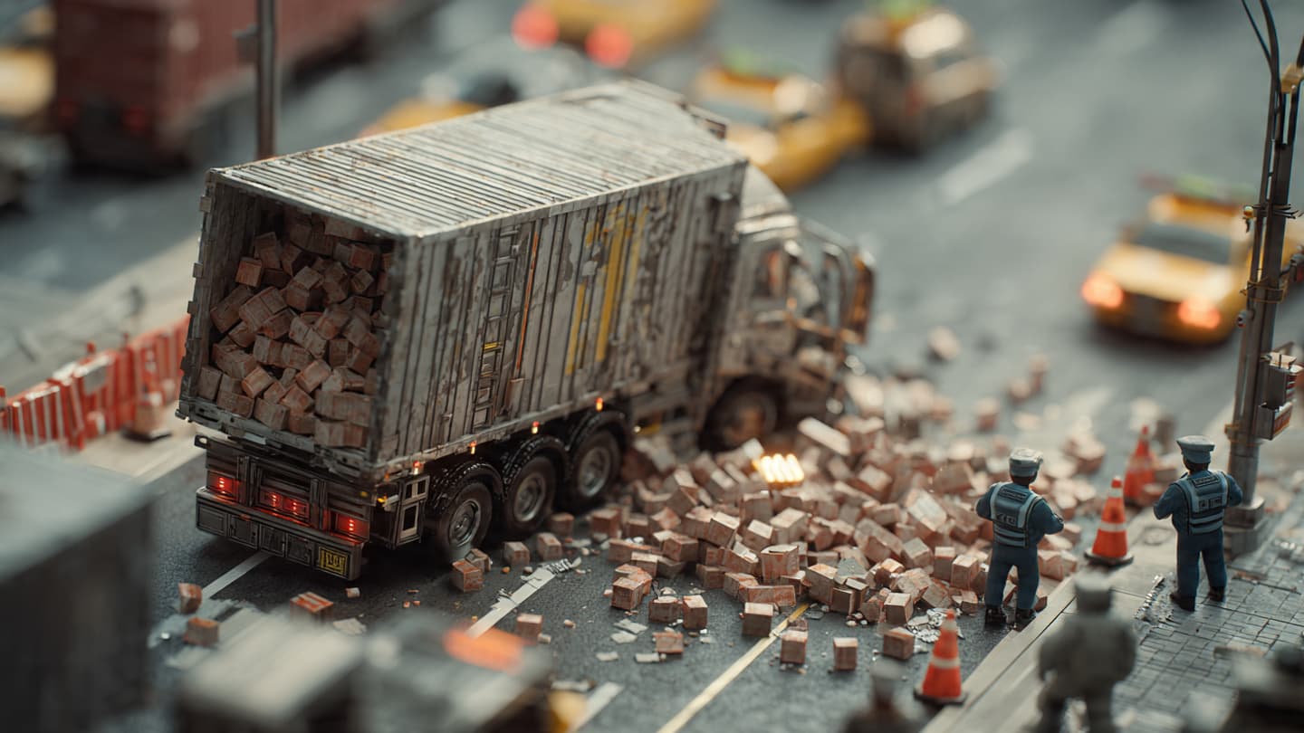 The City Kept Moving While One Driver Lost His Focus The City Kept Moving While One Driver Lost His Focus