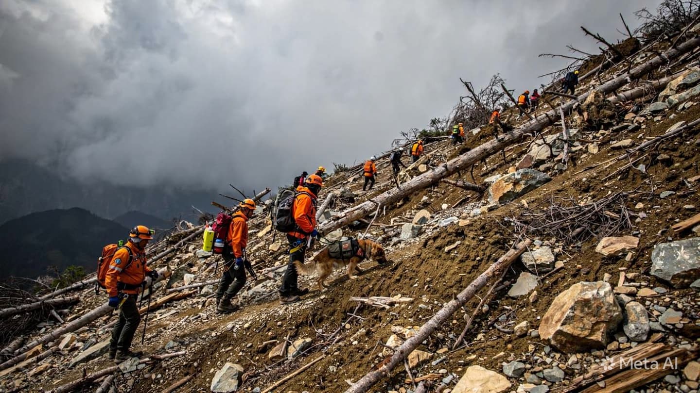 Between Heavy Rain And Unstable Slopes, Rescue Teams Looked For Missing Residents In Mountain Area Between Heavy Rain And Unstable Slopes, Rescue Teams Looked For Missing Residents In Mountain Area