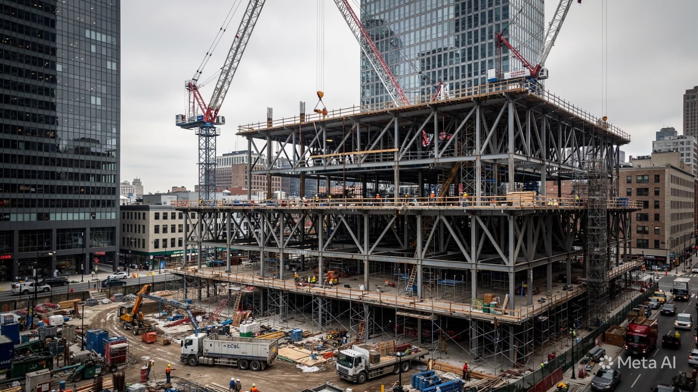 Surabaya Construction Site: Worker Falls to Death from High-Rise Building During Morning Shift Today Surabaya Construction Site: Worker Falls to Death from High-Rise Building During Morning Shift Today