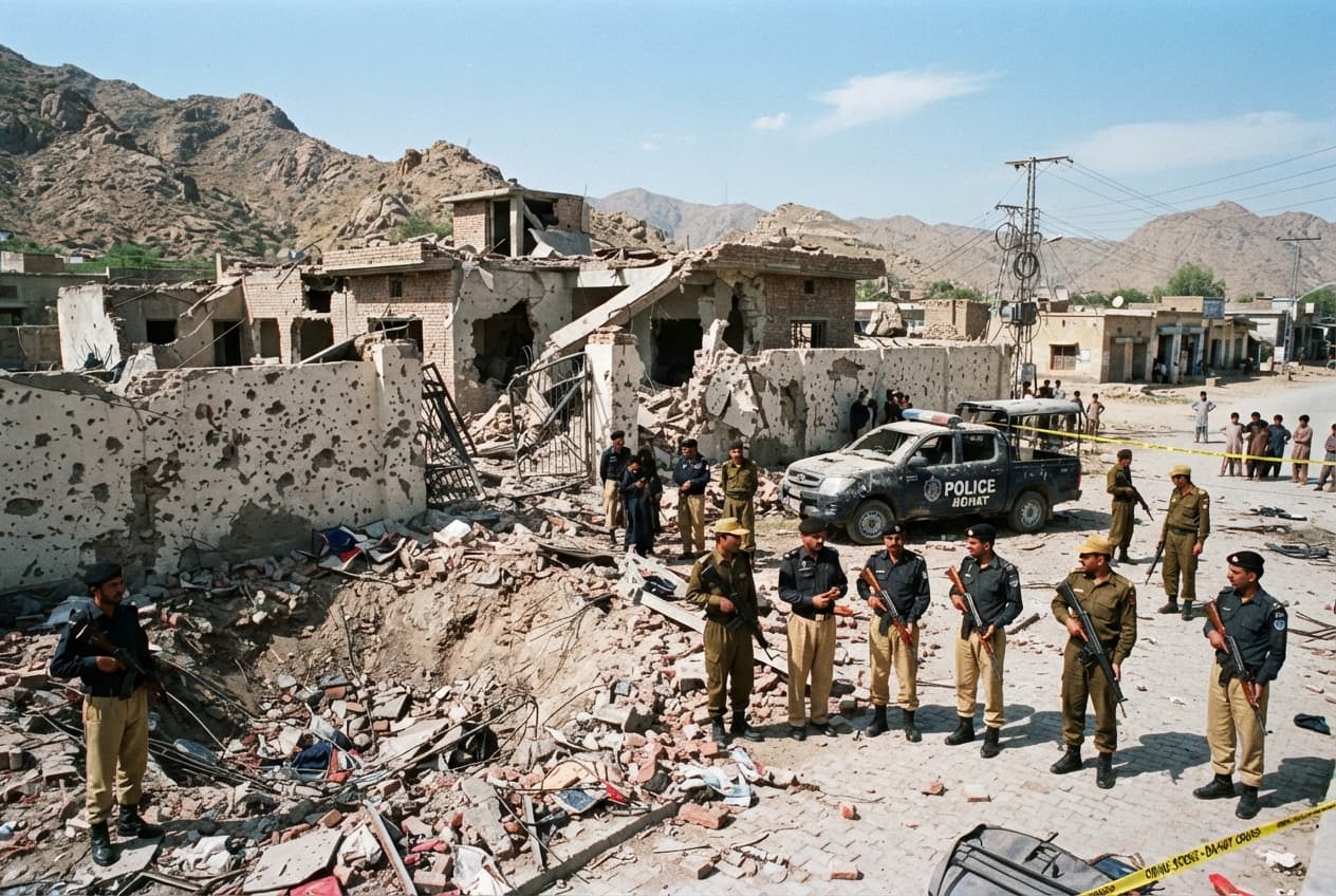 Kohat Police Compound Attacked: Twin Suicide Bombings And Gunfire Leave Thirty One Dead In Pakistan Kohat Police Compound Attacked: Twin Suicide Bombings And Gunfire Leave Thirty One Dead In Pakistan