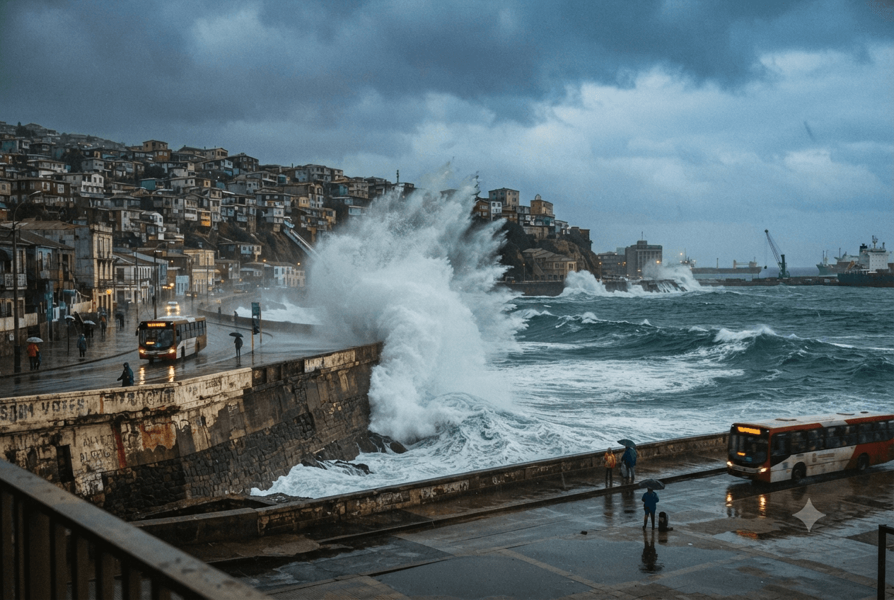 Valparaíso Winter Storm Crisis: Severe Gales and Flash Floods Leave Two Dead on Central Coast Valparaíso Winter Storm Crisis: Severe Gales and Flash Floods Leave Two Dead on Central Coast