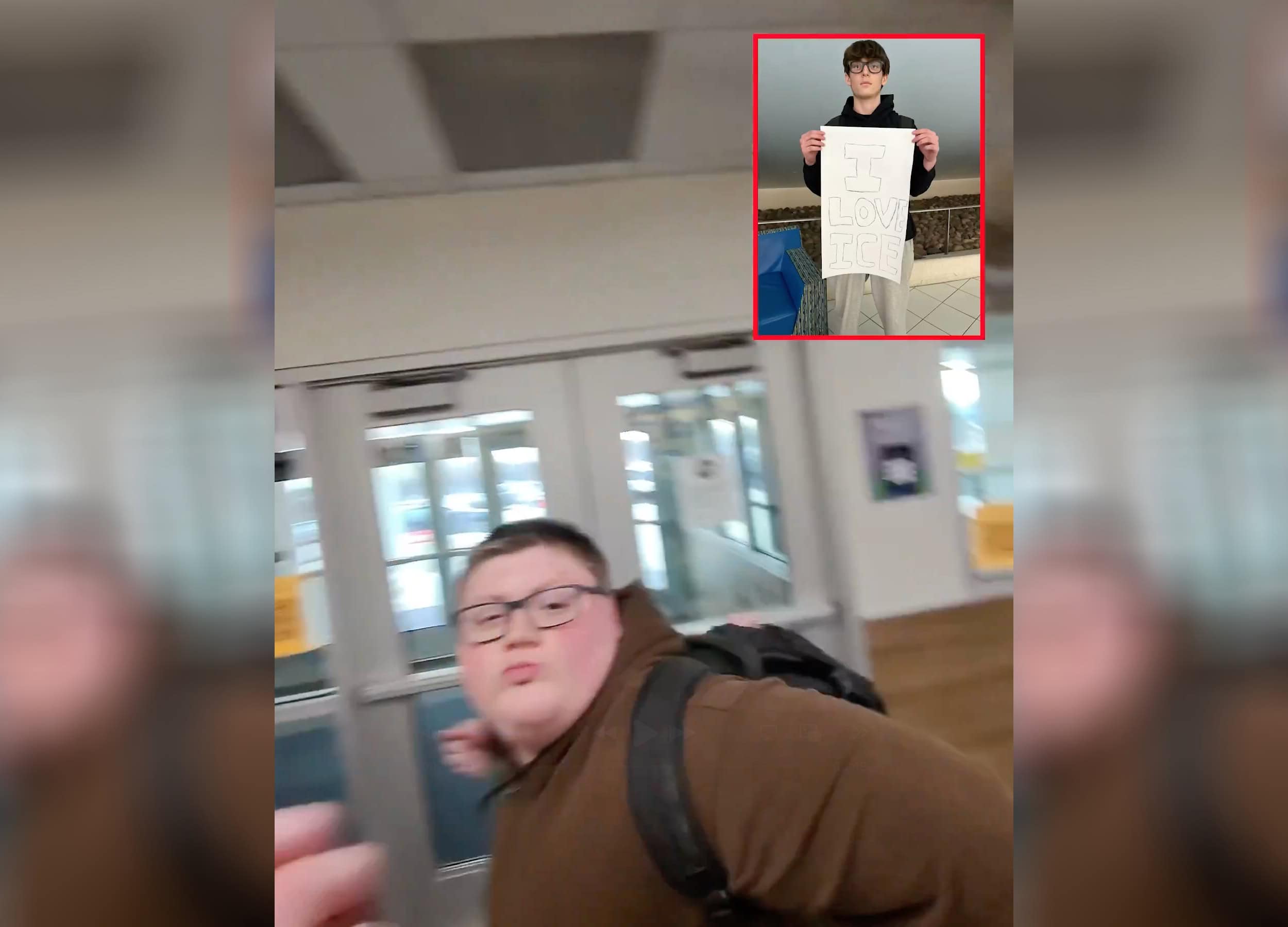 Student Who Punched Another Student Holding Pro-ICE Sign at Lake Zurich High School Received 2-Day Suspension Student Who Punched Another Student Holding Pro-ICE Sign at Lake Zurich High School Received 2-Day Suspension