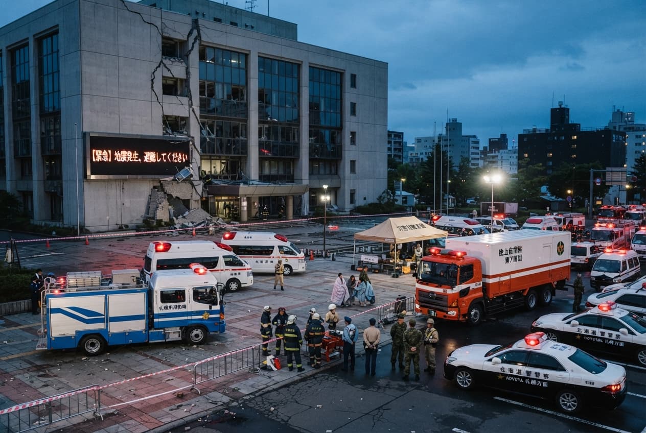 Sapporo, Japan: Magnitude 6.2 Earthquake Strikes Northern Coast, Shaking Communities Across Hokkaido Region Sapporo, Japan: Magnitude 6.2 Earthquake Strikes Northern Coast, Shaking Communities Across Hokkaido Region