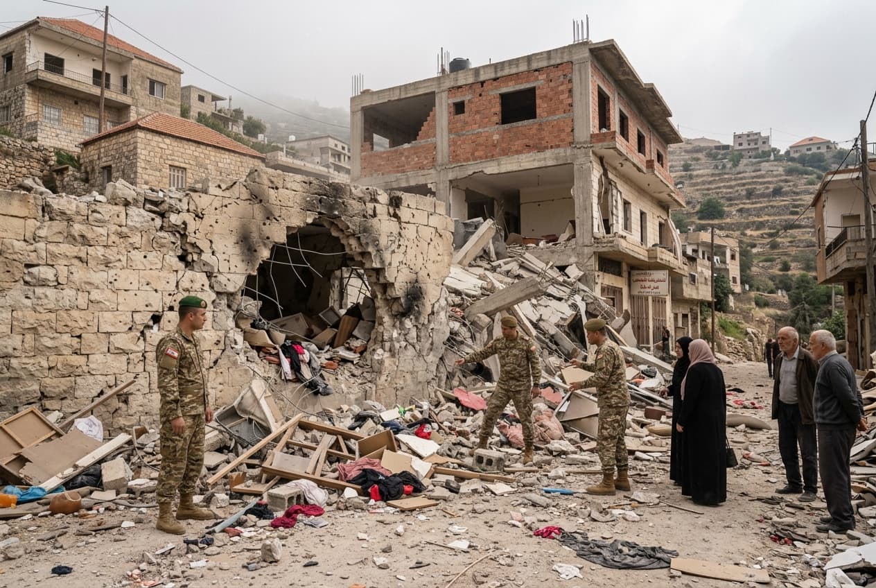 Home Hit In Tyre: Lebanese Family Of Three Wounded After Artillery Round Strikes House Home Hit In Tyre: Lebanese Family Of Three Wounded After Artillery Round Strikes House