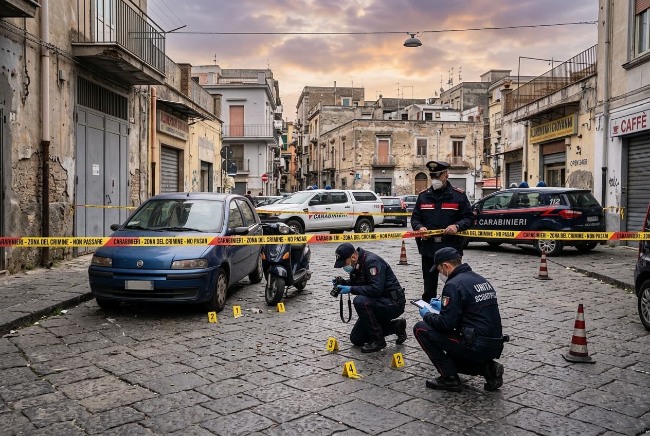 Deadly Mafia-Style Execution in Naples: Two Men Gunned Down on Busy Street, Killers Flee Deadly Mafia-Style Execution in Naples: Two Men Gunned Down on Busy Street, Killers Flee