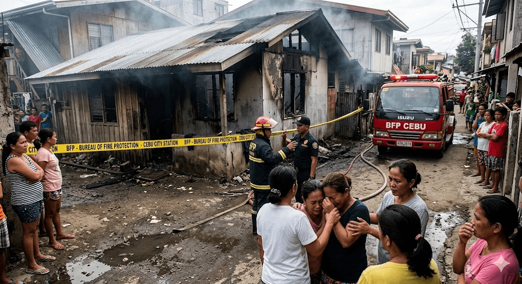Fatal Fire in Cebu: Young Child Killed After Reportedly Playing with Lighter Fatal Fire in Cebu: Young Child Killed After Reportedly Playing with Lighter