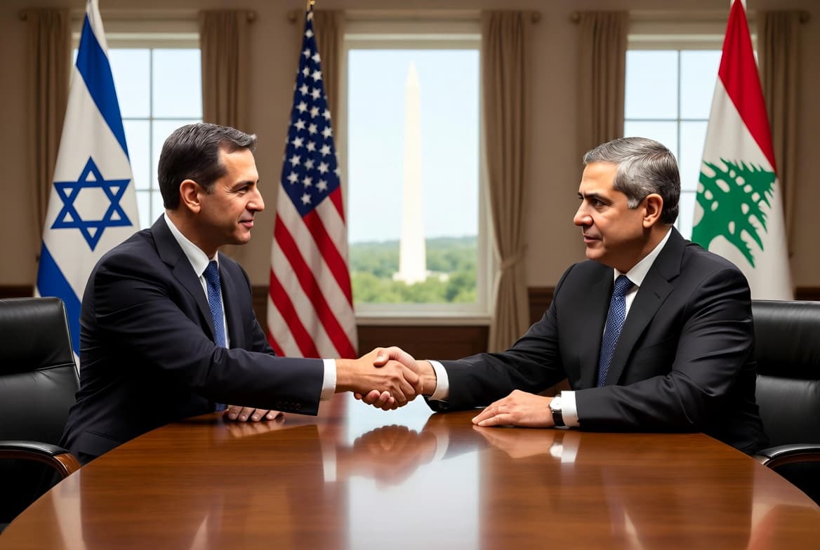 First Direct Talks in 40 Years Between Israel and Lebanon Held Today in Washington First Direct Talks in 40 Years Between Israel and Lebanon Held Today in Washington
