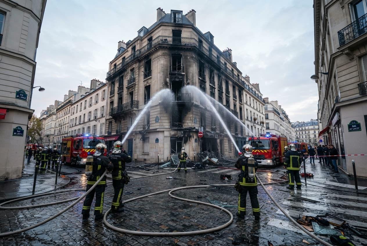 Gas Leak Blast Destroys Paris Building: Fatal Residential Explosion Hospitalizes Ten Victims in Capital District Gas Leak Blast Destroys Paris Building: Fatal Residential Explosion Hospitalizes Ten Victims in Capital District