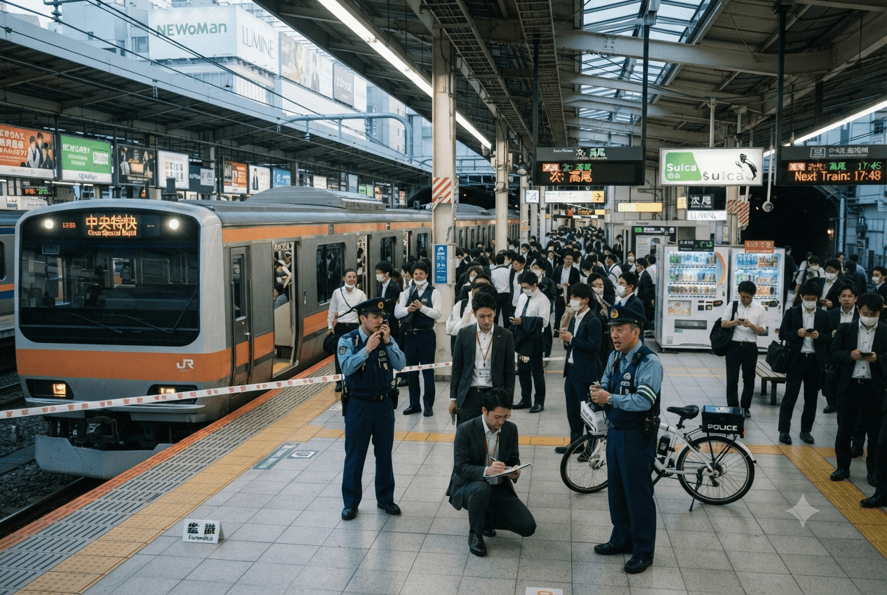 Tokyo Train Station Tragedy: One Dead After Heated Argument Escalates Into Fatal Stabbing Incident Tokyo Train Station Tragedy: One Dead After Heated Argument Escalates Into Fatal Stabbing Incident