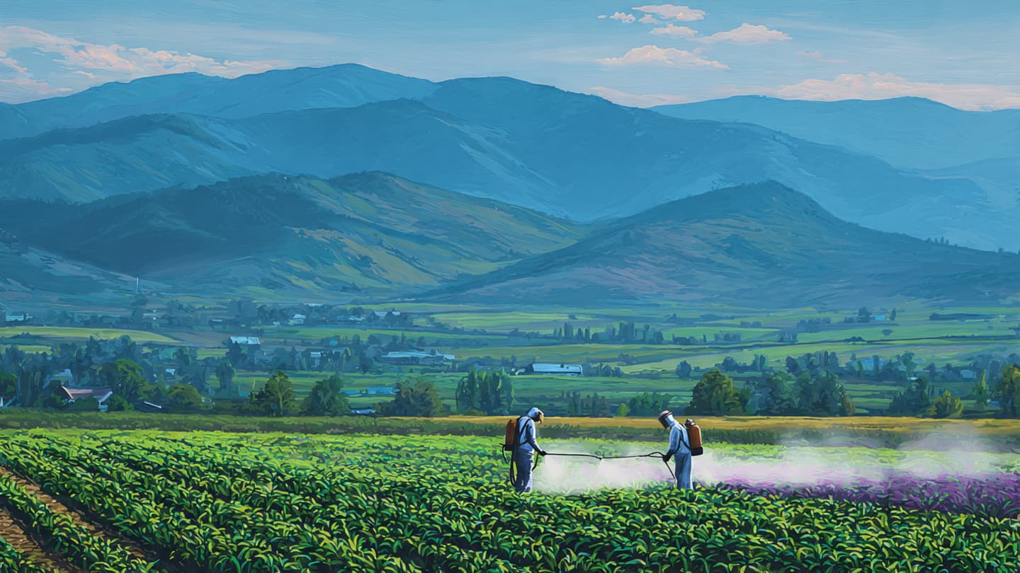 A study links pesticides and neurological risk, raising new public health questions A study links pesticides and neurological risk, raising new public health questions