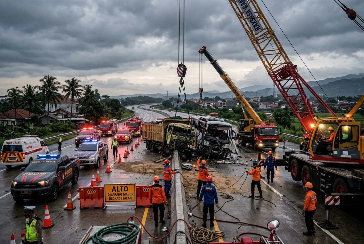 Fatal Highway Pileup: Stationary Freight Lorry Triggers Crash Killing Three Passengers Near Ibadan Fatal Highway Pileup: Stationary Freight Lorry Triggers Crash Killing Three Passengers Near Ibadan