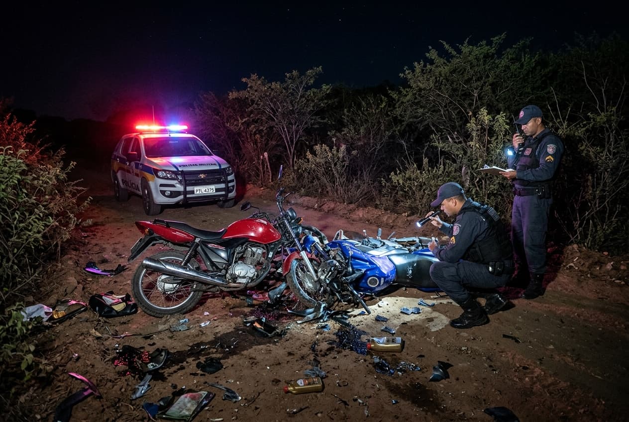 Two Teenagers Killed In Head-On Motorcycle Crash On Bahia Rural Road, Police Investigate Speed Two Teenagers Killed In Head-On Motorcycle Crash On Bahia Rural Road, Police Investigate Speed