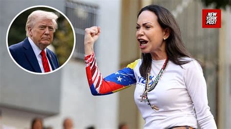 Venezuela’s Machado Fights to Be Heard as Trump Embraces Rival Venezuela’s Machado Fights to Be Heard as Trump Embraces Rival