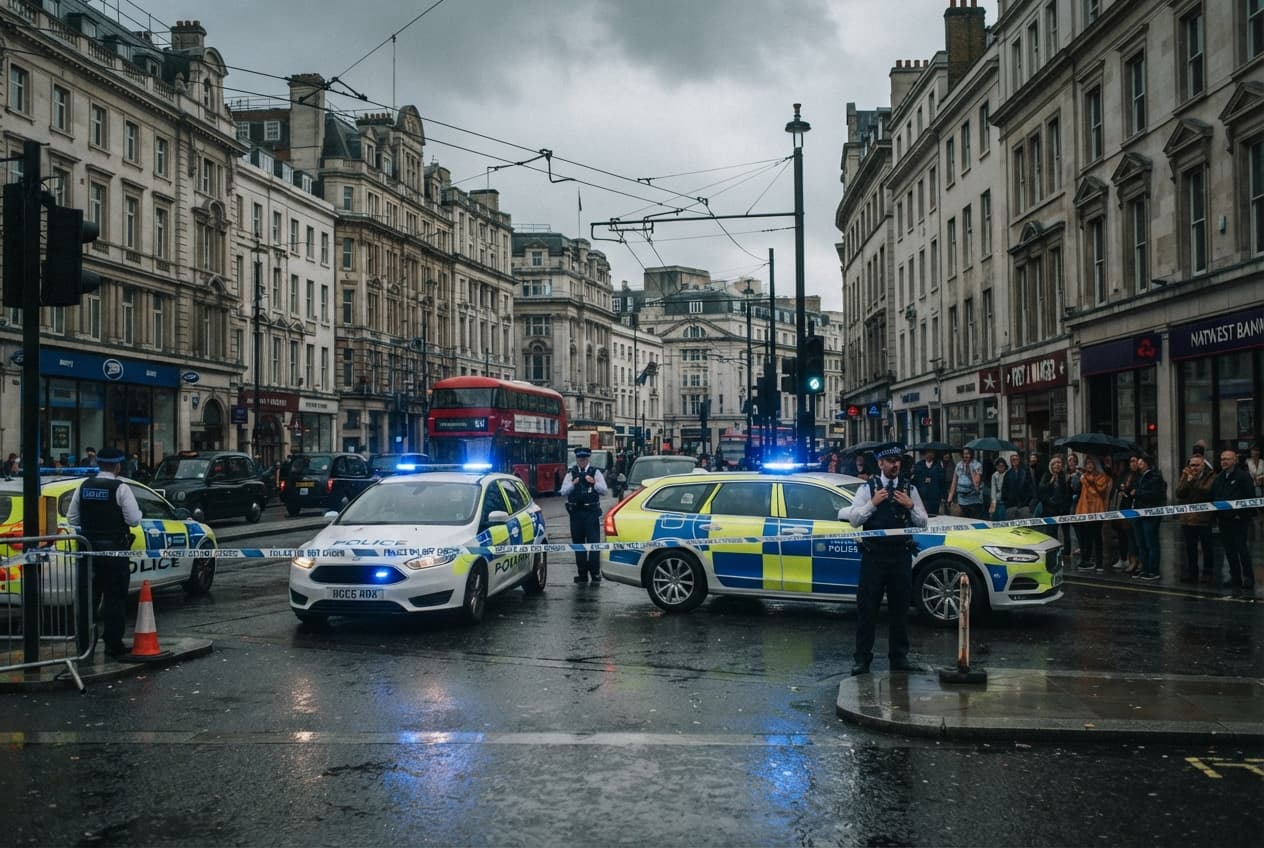 Fatal Traffic Collision: Delivery Truck Hits and Kills Pedestrian in Central London Fatal Traffic Collision: Delivery Truck Hits and Kills Pedestrian in Central London