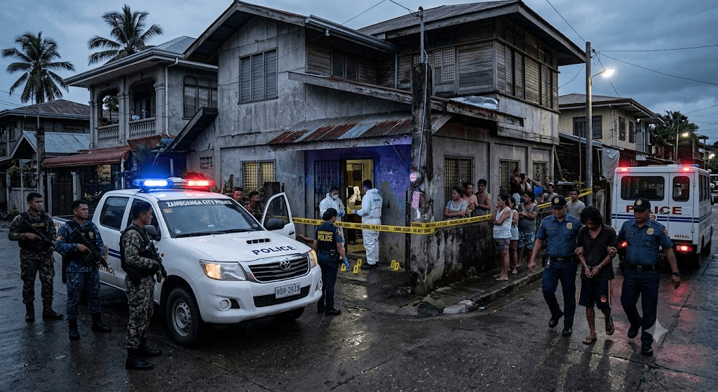 Tragedy in Zamboanga: Woman Slain in Brutal Domestic Attack, Live-In Partner Apprehended Tragedy in Zamboanga: Woman Slain in Brutal Domestic Attack, Live-In Partner Apprehended