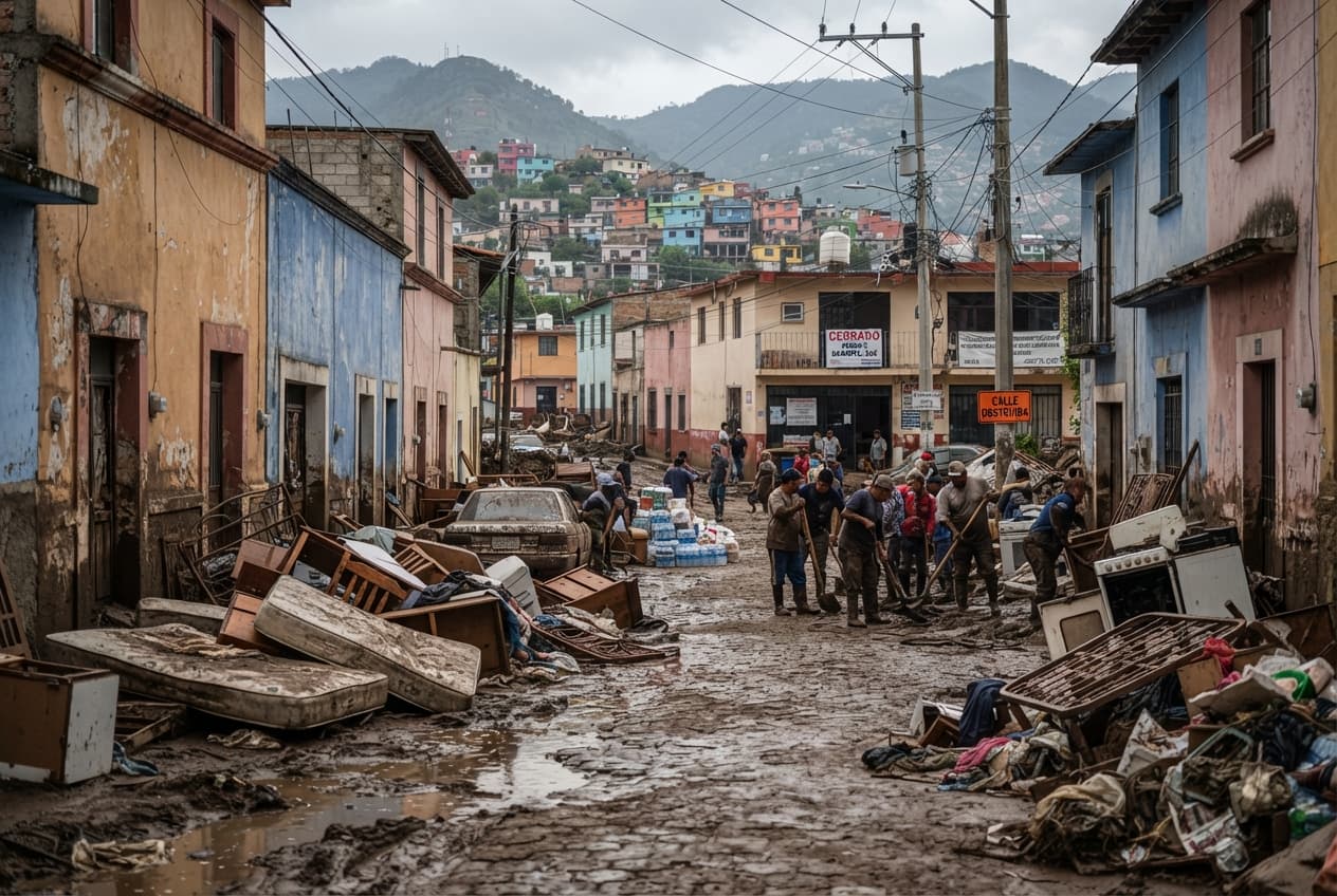 Flash Flood Disaster: Heavy Rains In Hidalgo State Inundate Neighborhoods Leaving Four Dead Flash Flood Disaster: Heavy Rains In Hidalgo State Inundate Neighborhoods Leaving Four Dead