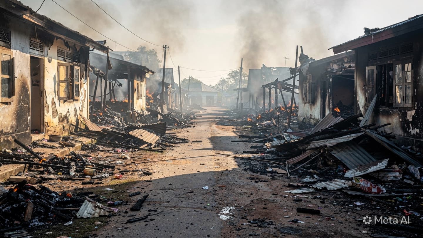 Township Tragedy: Two Civilians Killed by Secondary Explosion During Debris Clearing in Myanmar Zone Township Tragedy: Two Civilians Killed by Secondary Explosion During Debris Clearing in Myanmar Zone