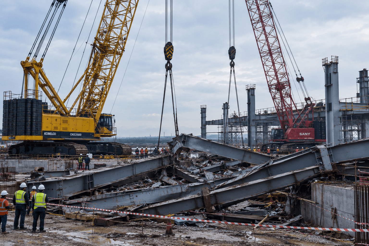 Industrial Disaster In Normandy: Structural Collapse Kills Two Construction Workers At Site Today Industrial Disaster In Normandy: Structural Collapse Kills Two Construction Workers At Site Today