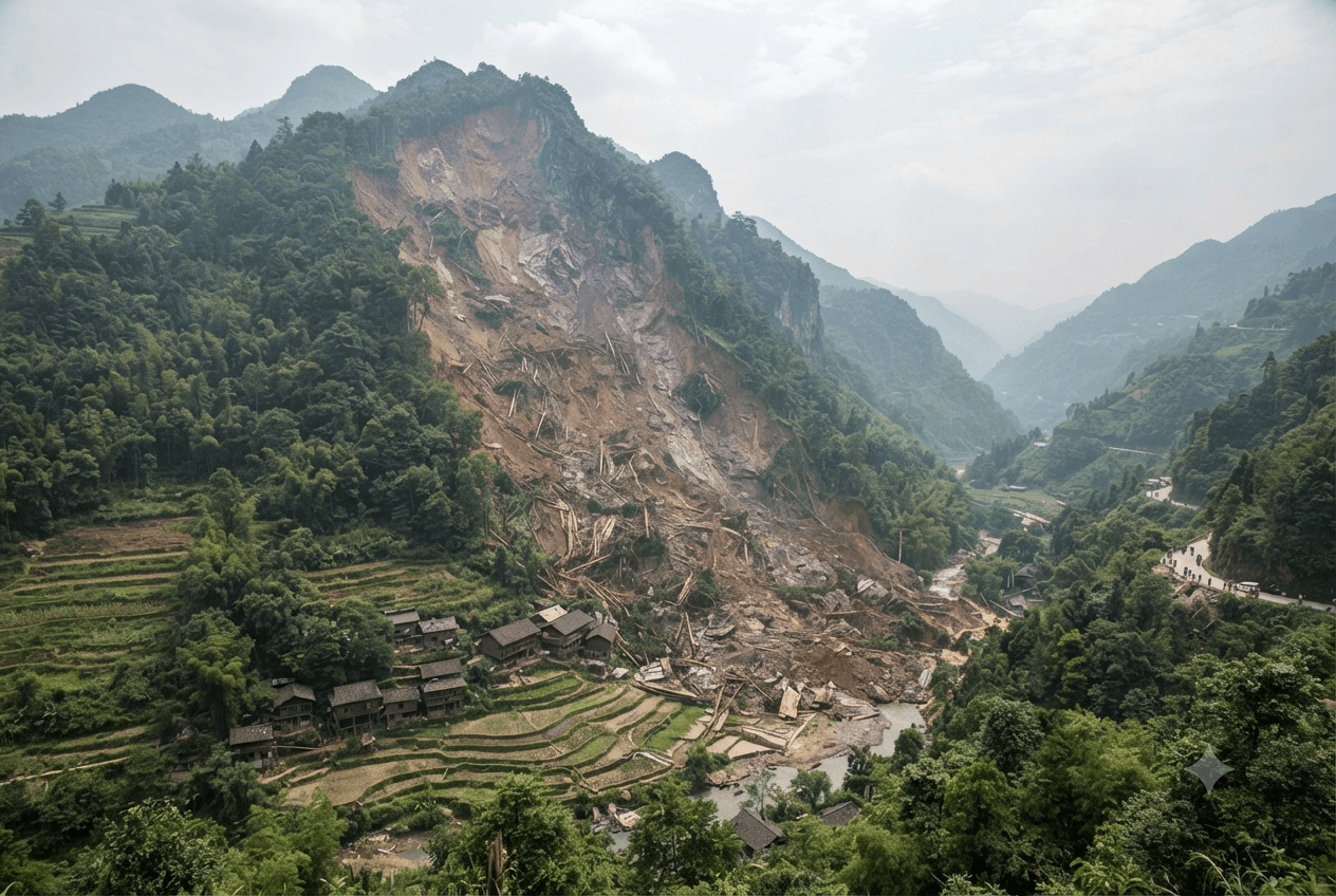 Chongqing Landslide: Eight Confirmed Dead and Thirty-Four Missing After Hillside Collapses in Pengshui Chongqing Landslide: Eight Confirmed Dead and Thirty-Four Missing After Hillside Collapses in Pengshui